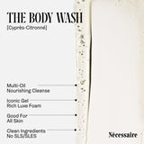 Nécessaire The Body Wash Eucalyptus — Multi-Oil Shower Gel Cleanser for Women + Men — Non-Comedogenic Body Wash with Niacinamide. 500ml/16.9 fl oz