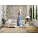 Livabliss x Galey Alix Fetscher V Vintage Damask Area Rug, 7'10" x 10' (8' x 10'), Dusy Sage