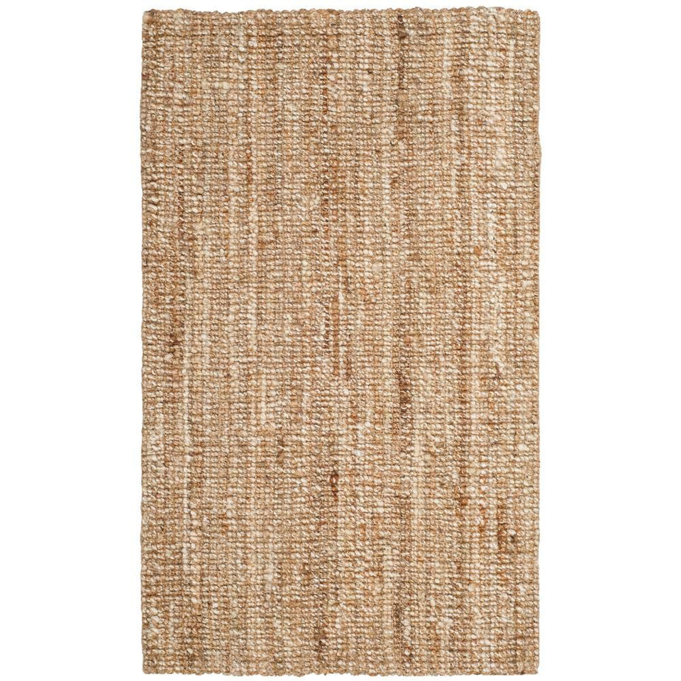 SAFAVIEH Area Rug 9x12 - Natural Fiber Collection - Large - Natural Brown, Handmade Jute, Farmhouse Style, Chunky Textured Thick Pile (NF447A)