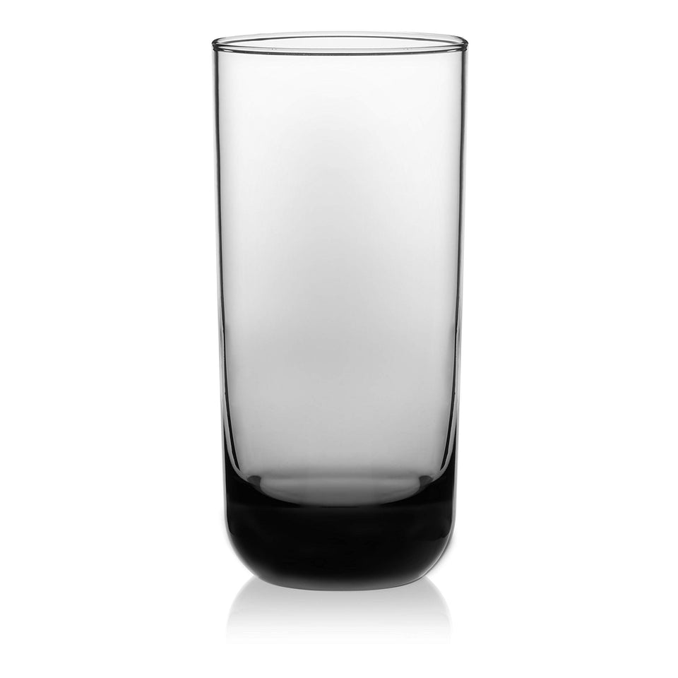 Libbey Ascent Tumbler and Rocks Drinking Glasses Set of 16, Glass Drinking Glasses with Curvature, Versatile Glassware Set for Parties and More