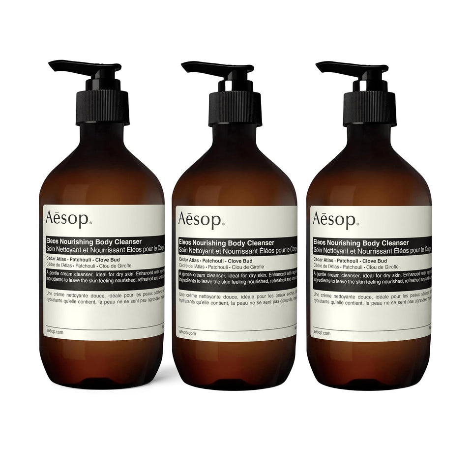 Aesop Geranium Leaf Body Cleanser | For All Skin Types To Cleanse Without Drying Out | Geranium Leaf, Mandarin Rind, Bergamot Rind | 16.9 oz / 500mL
