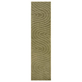 LUXE WEAVERS Modern Geometric Wave Cream 9x12 Area Rug