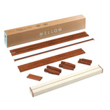 Mellow Naturalista Classic 12-Inch Solid Wood Platform Bed | Wooden Slats, No Box Spring Needed, Easy Assembly | Full, Espresso