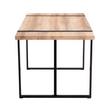 MUUOKY Dining Table Set for 4, Modern 55'' Wood Dinette Table Set for 4 with Fabric Dining Chairs,Table and Chairs Set of 4,Ideal for Kitchen Dining Room