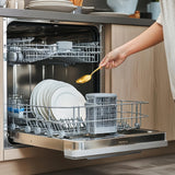 KINGSTONE Hammered Silverware Set, Flatware Set, 18/10 Stainless Steel Premium Cutlery with Unique Ripple Handles Design Mirror Polished - Dishwasher Safe (40-Piece)