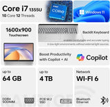 HP 17 Laptop, 17.3" HD+ Touchscreen Display