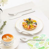 KINGSTONE Silverware Set, 60-Piece Forged Flatware Set Cutlery Set Premium Stainless Steel, Service for 12, for Kitchen, Home, Wedding, Party, Mirror Polished and Dishwasher Safe