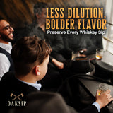 Oaksip The Original Charred Wooden Bourbon Drinking Glass | Charred Old Fashioned Glass | Bourbon Gifts for Men, Dad, or Brother | Whiskey Gifts