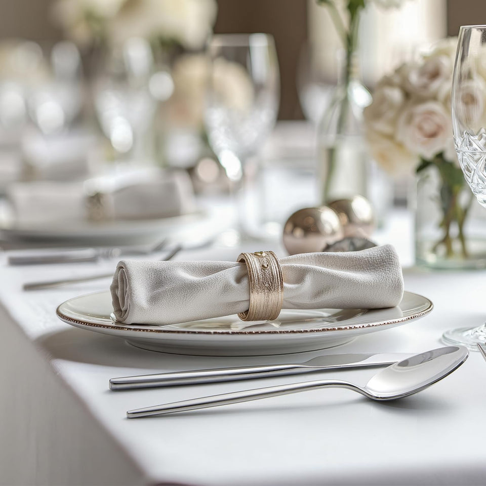 KINGSTONE Silverware Set, 60-Piece Flatware Set Cutlery Set Premium 18/10 Stainless Steel, Tableware Include Forks Knives Spoons for Home Kitchen Restaurant Wedding, Dishwasher Safe