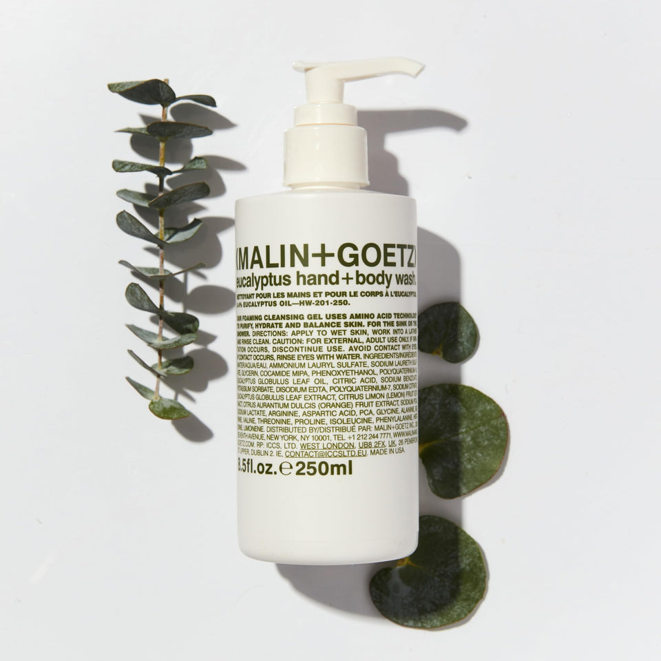 Malin + Goetz Rum Hand & Body Wash, 16 Fl. Oz. – Men & Women Natural Body Wash For All Skin Types, Foaming Hydrating Cleansing Gel, Cruelty-Free & Vegan