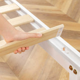 Mellow Naturalista Classic 12-Inch Solid Wood Platform Bed | Wooden Slats, No Box Spring Needed, Easy Assembly | Full, Espresso