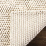 S & L Homes Wool Cotton Hand Woven Chunky Knit Popcorn Rug - Ivory Contemporary Area Rug for Living Room Bedroom (8' x 10' - Ivory)