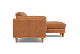 Valencia Artisan Full Leather Sofa 88” - Pure Full Italian Nappa Leather Couch, Solid Wood Accent, Ultimate Comfort, Cognac Tan