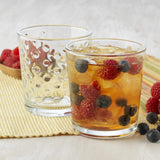 Libbey Ascent Tumbler and Rocks Drinking Glasses Set of 16, Glass Drinking Glasses with Curvature, Versatile Glassware Set for Parties and More