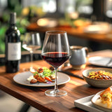 Hlukana Unbreakable Wine Glasses Set of 6, 16 oz Plastic Wine Glasses with Stem, BPA Free, Reusable Wine Glass for Poolside, Outdoors Camping Picnic Restaurants Home Bar Christmas Unique Gift