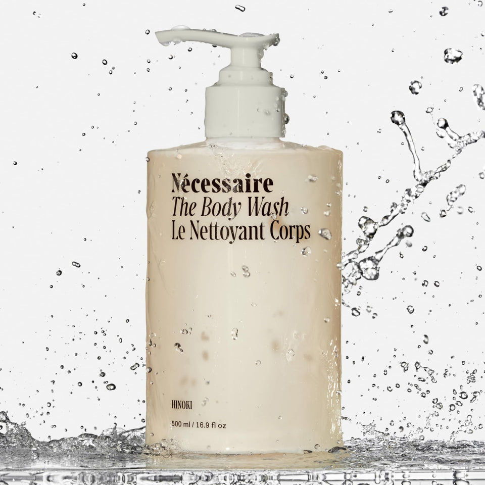 Nécessaire The Body Wash Eucalyptus — Multi-Oil Shower Gel Cleanser for Women + Men — Non-Comedogenic Body Wash with Niacinamide. 500ml/16.9 fl oz
