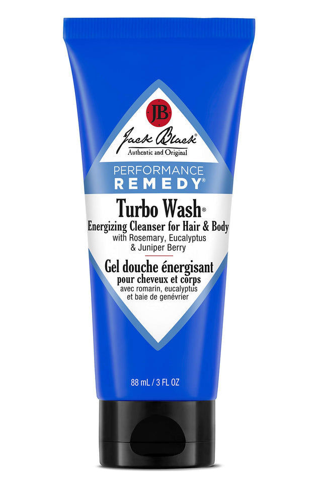 Jack Black Turbo Wash Energizing Body & Hair Cleanser, 33 Fl Oz – Rosemary, Eucalyptus & Juniper Berry – Mens Body Wash, Mens Shampoo, Skin Care, Hair Care, Dual-Purpose Body Wash Men, Sulfate–Free