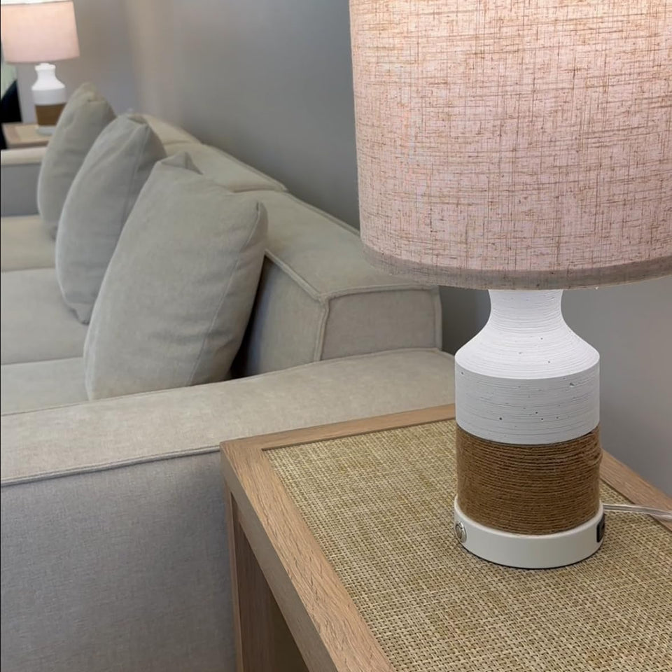 Acanva Luxury Modular Sectional Living Room Sofa Set, Modern Minimalist Style Couch with Ottoman and Chaise, L-Shape, Linen-Like Cream