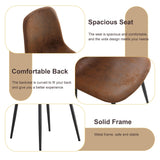 MUUOKY Dining Table Set for 4, Modern 55'' Wood Dinette Table Set for 4 with Fabric Dining Chairs,Table and Chairs Set of 4,Ideal for Kitchen Dining Room