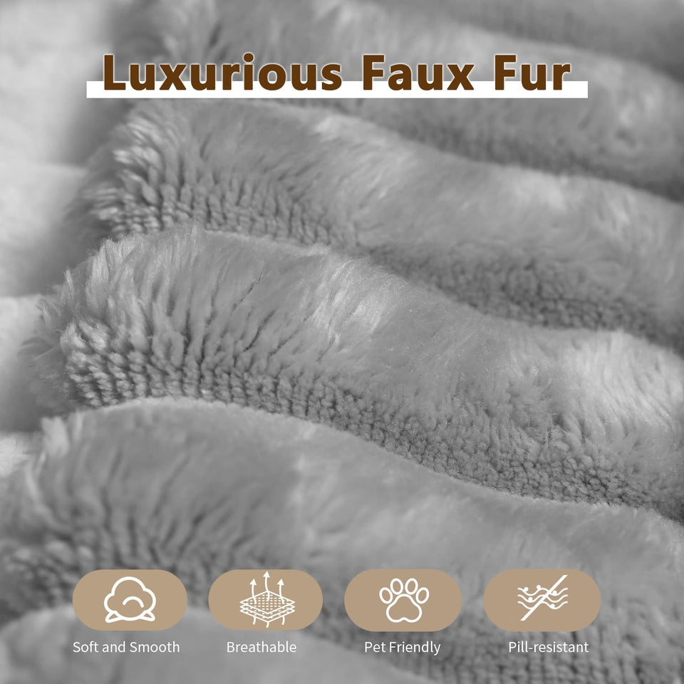 135.4" Cloud Modular Sectional Couch with 1 Ottoman,Modern Minimalist Upholstered Couches, Comfort U Shaped Sofa for Living Room,Deep Seat Corner Couch，No Assembly Required (Black,Left Facing Chaise)