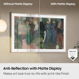 Samsung 55-Inch Class The Frame LS03F 4K QLED Smart TV (2025 Model) Slim Fit Wall Mount, Modern Frame Design, NQ4 AI Gen2 Processor, Art Mode, Artful Picture Quality, Samsung Vision AI, Alexa Built-in