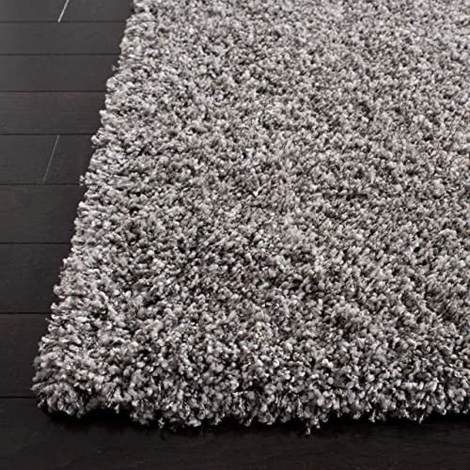 SAFAVIEH Area Rug 8x10 - California Shag Collection - Large - Beige, Non-Shedding & Easy Cleaning, Ultra Plush Thick Pile, Ideal for Living Room, Bedroom, Dining Space (SG151-1313)
