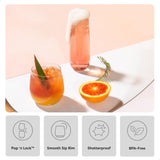 TOSSWARE POP 9oz Flute, Premium Quality, Recyclable, Unbreakable & Crystal Clear Plastic Champagne Glasses,Flute , 12 Count (Pack of 1)