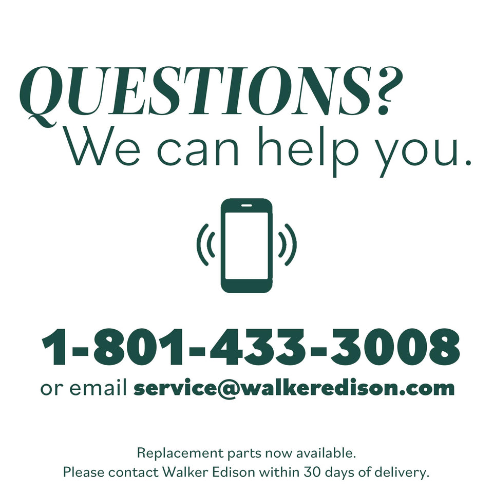 Walker Edison Chloe Curved Reeded TV Stand, Sliding Doors, 65 Inch, 60 inch, Mocha