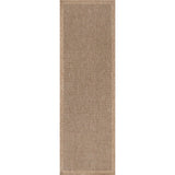 CAMILSON Easy Jute Rug 10x14, Indoor Outdoor Natural Color Fiber Area Rugs for Living Room Patio and Kitchen Rug, Sisal Boho Woven Design, Easy-Cleaning, Washable Outside Carpet Alfombras (10 x 14)