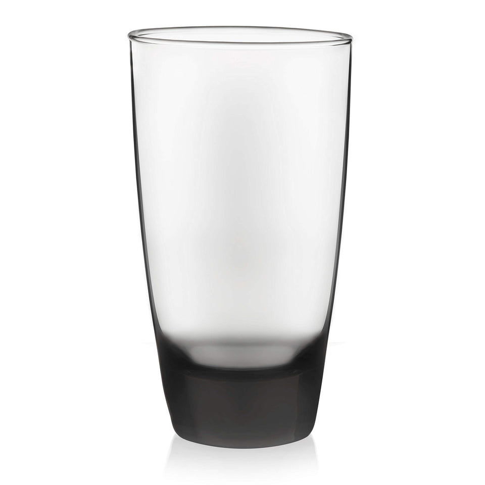 Libbey Ascent Tumbler and Rocks Drinking Glasses Set of 16, Glass Drinking Glasses with Curvature, Versatile Glassware Set for Parties and More