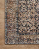 Loloi Amber Lewis Billie Collection, Ink & Salmon 10'-0" x 14'-0" Area Rug – Antique & Distressed Accent Rugs for Living Room, Bedroom, Entryway & Hallway, No Shed High Traffic Area Home Decor Rug