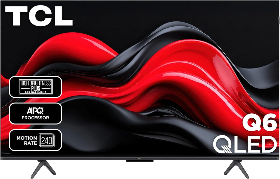 TCL 98-Inch Q65 QLED 4K UHD Smart TV with Google TV (98Q651G, 2024 Model) Dolby Vision, Dolby Atmos, HDR Pro+, Game Accelerator Enhanced Gaming, Voice Remote, Works with Alexa, Streaming Television