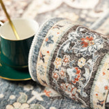 TOPRUUG Washable Oriental Area Rug - 12x15 Rugs for Living Room Soft Carpet for Bedroom Waterproof Floral Distressed Indoor Stain Resistant Non-Shedding Floor Carpets (Green, 12x15)