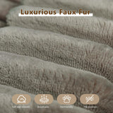 135.4" Cloud Modular Sectional Couch with 1 Ottoman,Modern Minimalist Upholstered Couches, Comfort U Shaped Sofa for Living Room,Deep Seat Corner Couch，No Assembly Required (Black,Left Facing Chaise)