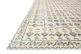 Loloi Rifle Paper Co. Eden Collection EDE-02 Mughal Garden Cream 7'-6" x 9'-6" Area Rug