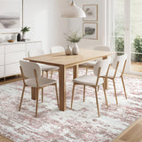 Area Rugs for Living Room: 12x15 Abstract Washable Rug Modern Neutral Large Soft Stain Resistant Non-Slip Backing Machine Table for Bedroom Dining Room Indoor Home Office Carpet - Gold Brown