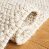 SAFAVIEH Area Rug 8x10 - Natura Collection - Large - Beige & Ivory, Handmade Wool Blend, Textured Design, Ideal for Living Room, Bedroom, Dining Space (NAT425B)