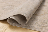 Loloi Chris Loves Julia Louisa Collection LOI-03 Taupe/Ivory 7'-10" x 10', .38" Pile Height, Area Rug