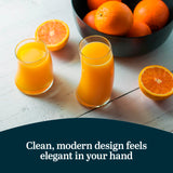 Libbey Ascent Tumbler and Rocks Drinking Glasses Set of 16, Glass Drinking Glasses with Curvature, Versatile Glassware Set for Parties and More