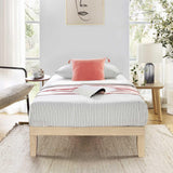 Mellow Naturalista Classic 12-Inch Solid Wood Platform Bed | Wooden Slats, No Box Spring Needed, Easy Assembly | Full, Espresso