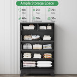 Fluted Dresser for Bedroom with 9 Drawers, 57" Wide Modern Chest of Drawers with Metal Handle, Wooden Dresser TV Stand, Wood Closet Clothes Storage Organizer for Living Room, Hallway, Natural Oak