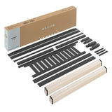 Mellow Naturalista Classic 12-Inch Solid Wood Platform Bed | Wooden Slats, No Box Spring Needed, Easy Assembly | Full, Espresso