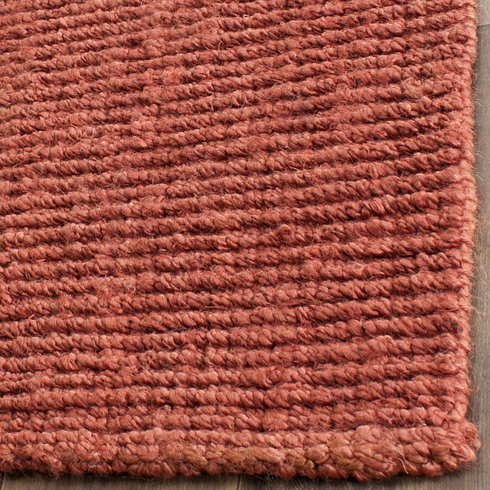 SAFAVIEH Area Rug 9x12 - Natural Fiber Collection - Large - Natural Brown, Handmade Jute, Farmhouse Style, Chunky Textured Thick Pile (NF447A)