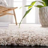 SAFAVIEH Area Rug 8x10 - Hudson Shag Collection - Large - Ivory & Beige, Non-Shedding & Easy Cleaning, Ultra Plush Thick Pile, Ideal for Living Room, Bedroom, Dining Space (SGH206B)