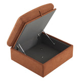 CHITA Oversized Modular Sectional Sofa, FSC Certified L Shaped Sectional Couches for Living Room, 112 inch Width,4 Seat Modular Sofa with Storage Ottoman, Linen