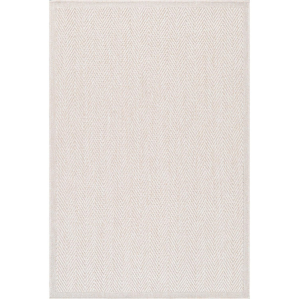 CAMILSON Easy Jute Rug 10x14, Indoor Outdoor Natural Color Fiber Area Rugs for Living Room Patio and Kitchen Rug Herringbone Woven Design Easy-Cleaning Washable Outside Carpet Alfombras 10 x 14