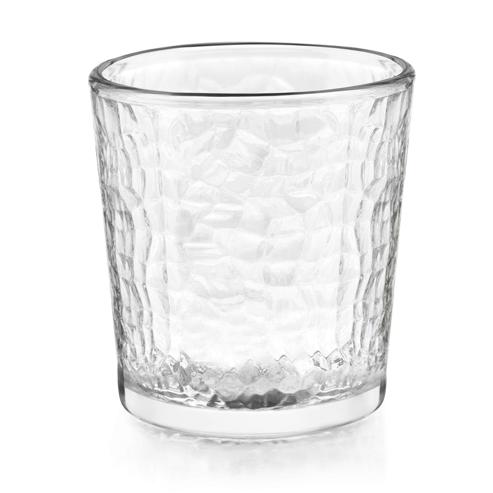 Libbey Ascent Tumbler and Rocks Drinking Glasses Set of 16, Glass Drinking Glasses with Curvature, Versatile Glassware Set for Parties and More