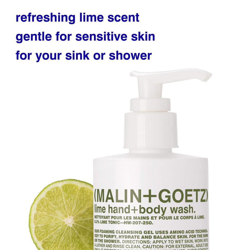 Malin + Goetz Rum Hand & Body Wash, 16 Fl. Oz. – Men & Women Natural Body Wash For All Skin Types, Foaming Hydrating Cleansing Gel, Cruelty-Free & Vegan