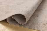 Loloi Chris Loves Julia Louisa Collection LOI-03 Taupe/Ivory 7'-10" x 10', .38" Pile Height, Area Rug