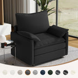 Vesgantti 142" U Shaped Sectional Couch, Comfy Cloud Modular Sectional Sofa with 2 Ottoman Deep Seat Chenille Modern Cloud Sofa, Modular Sofas for Living Room, Bedroom and Apartment, Beige